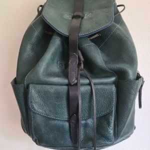 Will Leather Goods Teal backpack